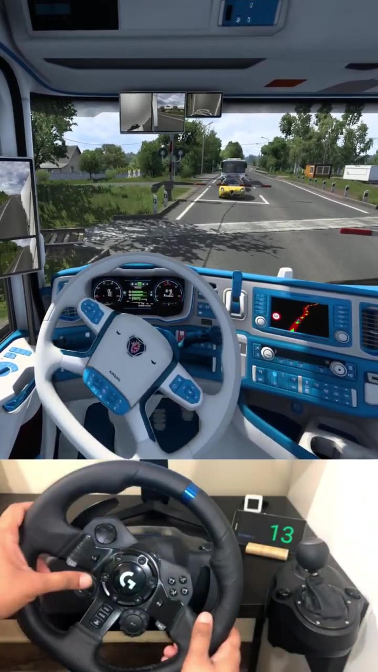 NEVER EVER TRY THIS ⛔⚠️ Euro Truck Simulator 2 _eurotrucksimulator2 _ets2 _scania _short