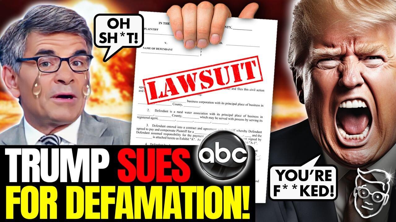 🚨 Trump Strikes Back, SUES ABC News for DEFAMATION | 'You Are FAKE News!'