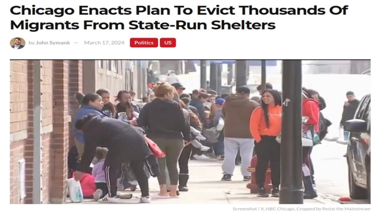 CHICAGO EVICTING THOUSANDS of ILLEGAL ALIENS from Shelters