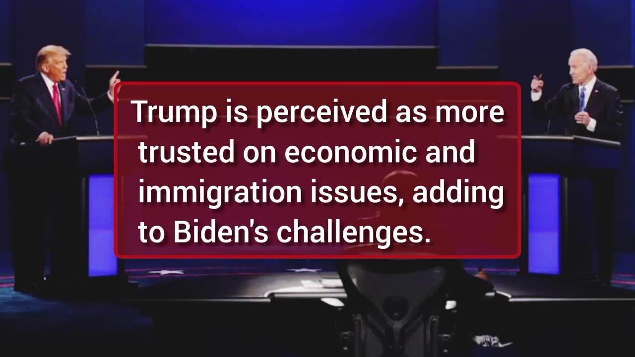 Recent polls indicate Trump's lead over Biden.2024 Presidential Rematch