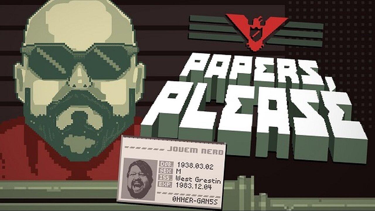 "LIVE" Retro Tuesday "Papers, Please" Then "HellDivers 2" Killing bugs for Democracy