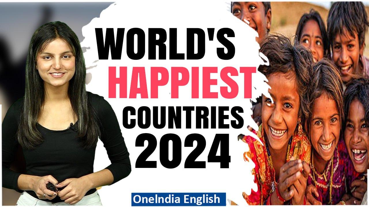 These Are The World's Happiest Countries In 2024 | Where Does India Stand? | Oneindia News