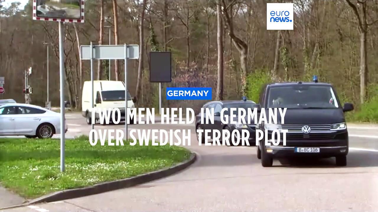 German police arrest two men suspected of plotting terrorist attack in Sweden