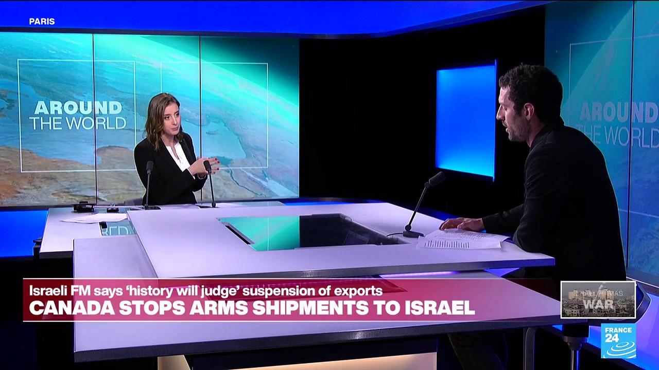 Canada stops arms shipments to Israel