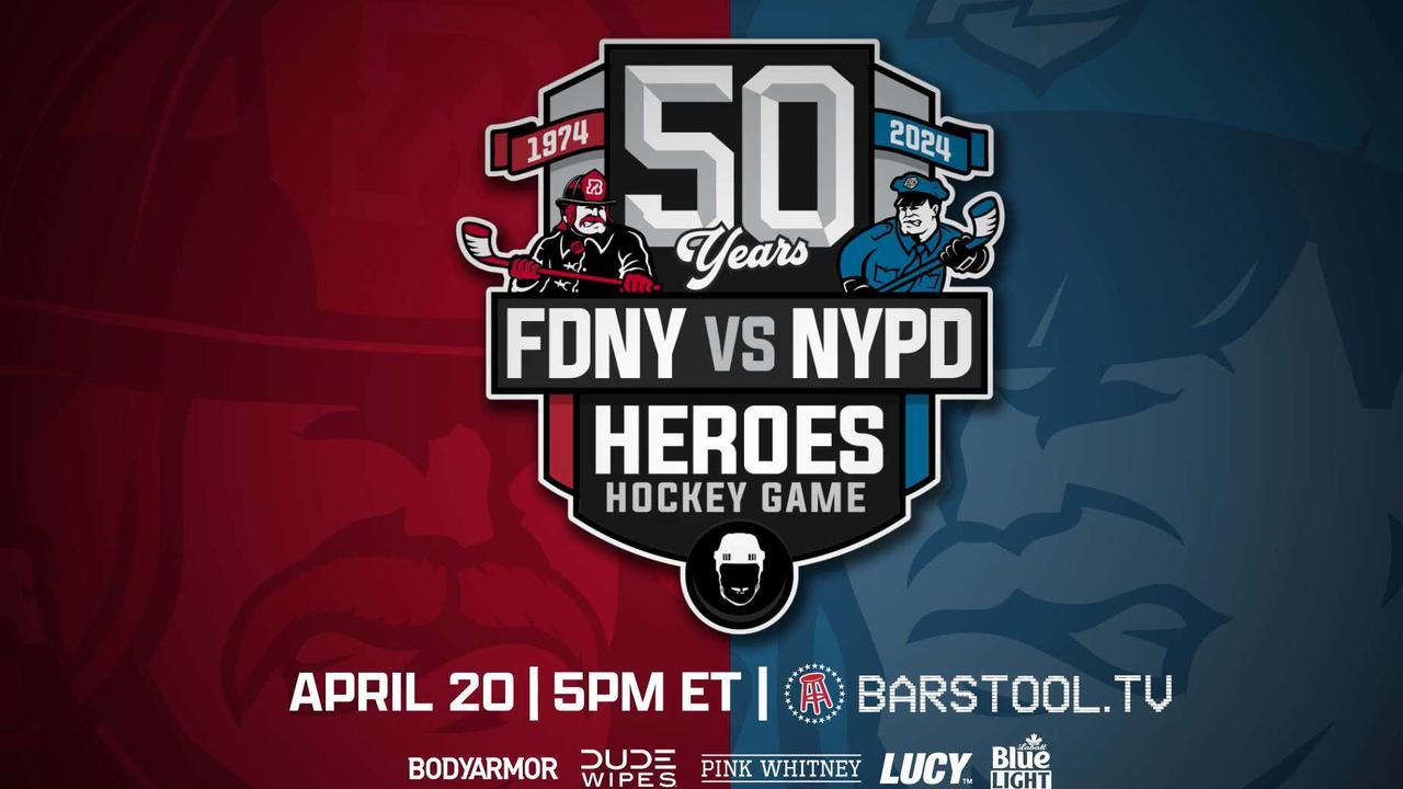 The FDNY vs. NYPD Heroes Hockey Game Will Be on Barstool.TV for its 50th Anniversary