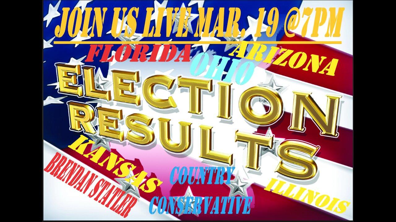 TONIGHT'S ELECTION RESULTS FROM AROUND OUR COUNTRY, JOIN US LIVE AT 7PM FOR ELECTION RESULTS