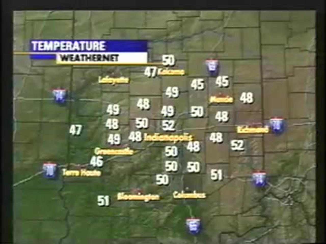 March 20, 2001 - Steve Bray 3PM Indianapolis Weather Update