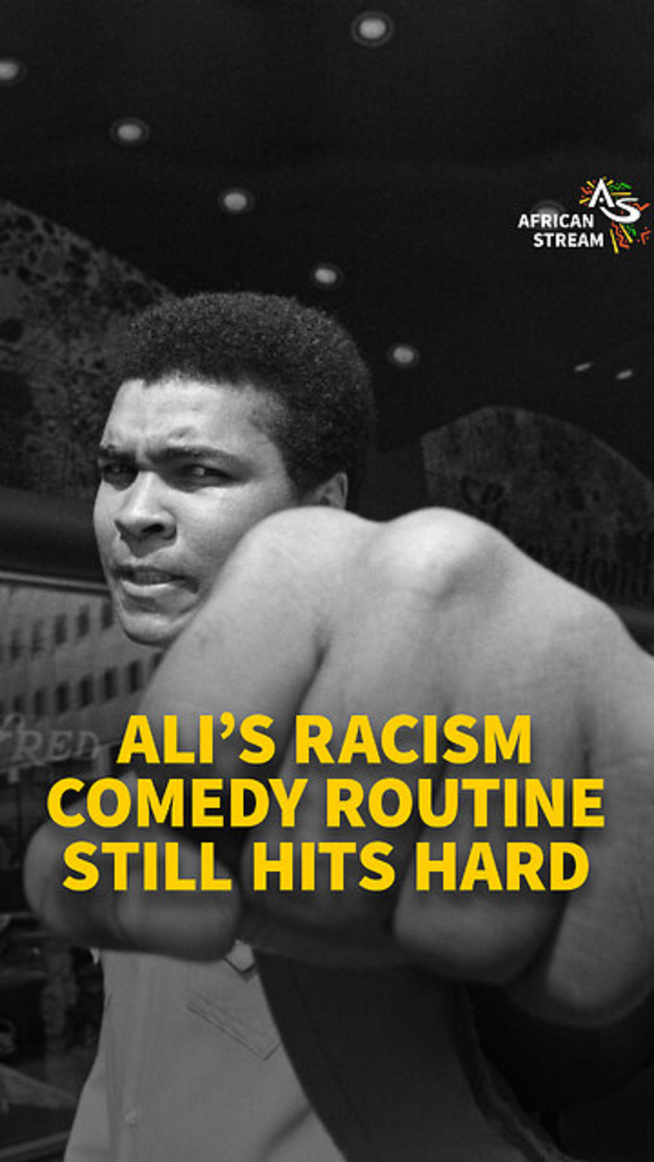 ALI’S RACISM COMEDY ROUTINE STILL HITS HARD