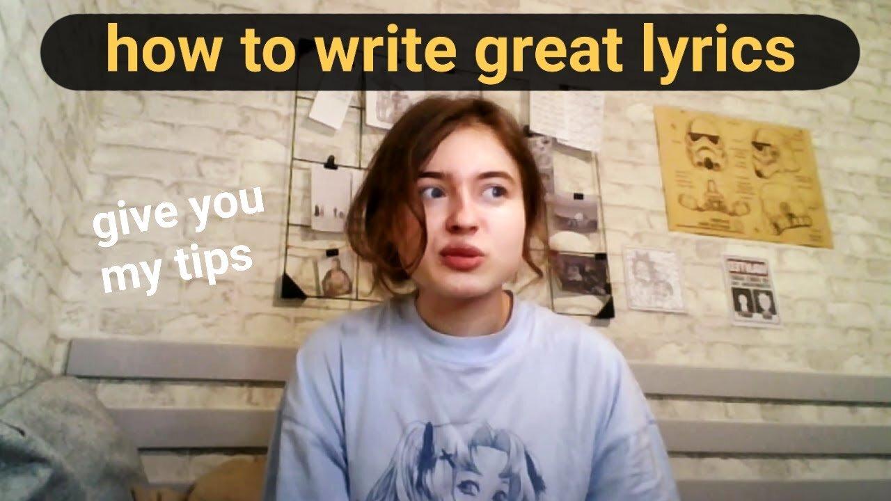 How to write GREAT LYRICS that everyone will - One News Page VIDEO