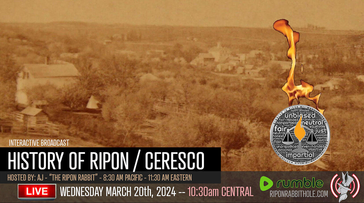 10:30AM: History of Ripon / Ceresco