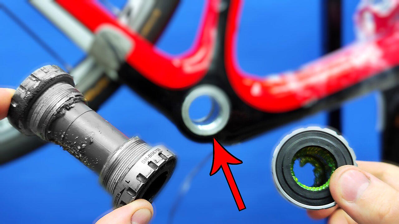 How to remove and install HollowTech bottom brackets on a road bike