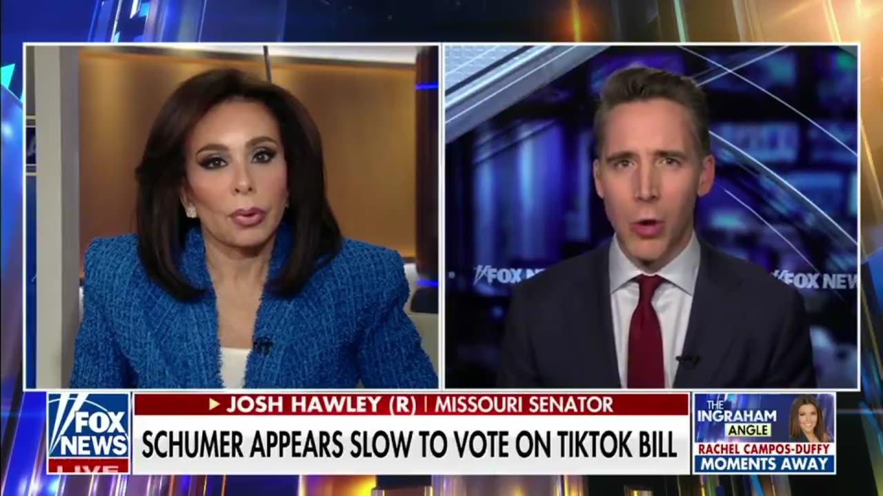 Josh Hawley "China already owns our farmland and factories. Now they want to own the Senate."