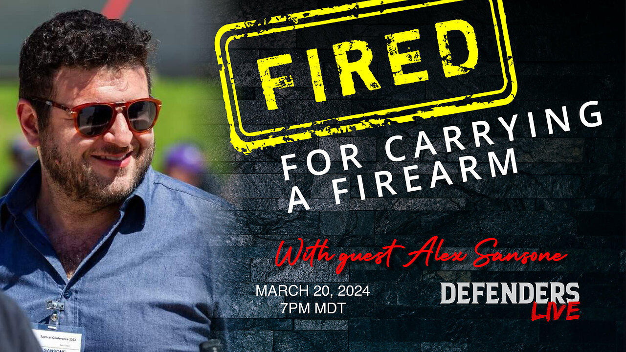 Considerations for Carrying A Firearm At Work | Alex Sansone, The Suited Shootist