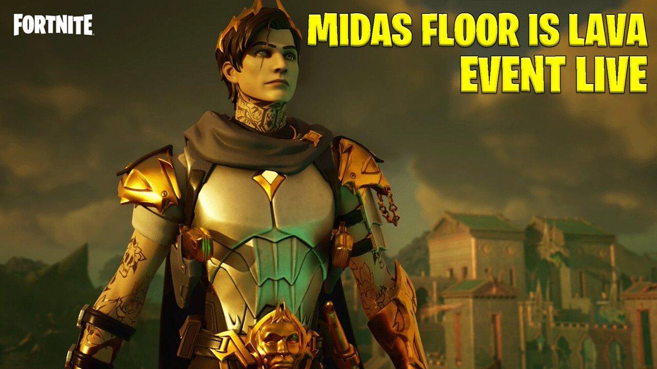 Midas Floor is Lava Fortnite Event LIVE | Ranked Grind