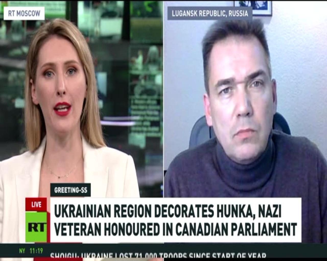 Ukraine honors former Nazi - Putkonen: "Playing with fire", RT News, 20.3.2024