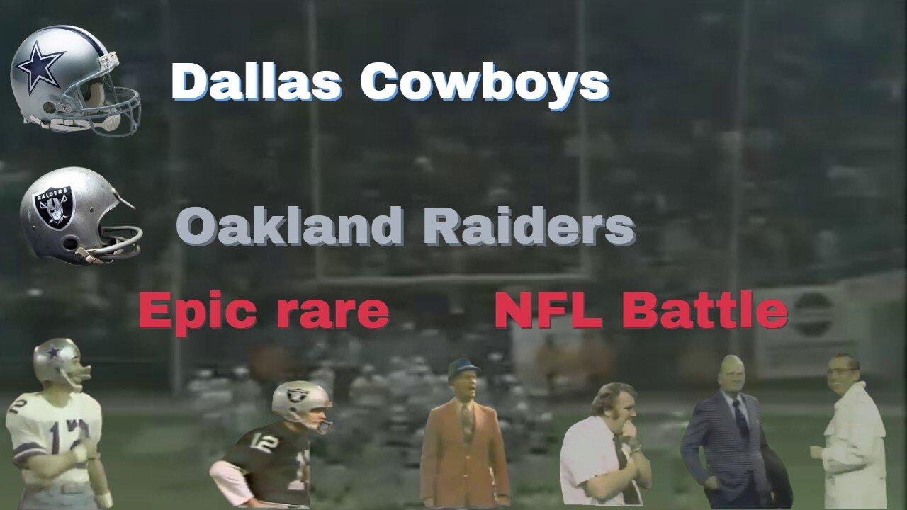 Rare Epic Classic MNF- Dallas Cowboys @ Oakland Raiders