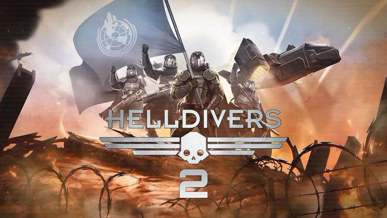 "LIVE" Working 4 "Lethal Company" & "HellDivers 2" Killing bugs for Super Earth