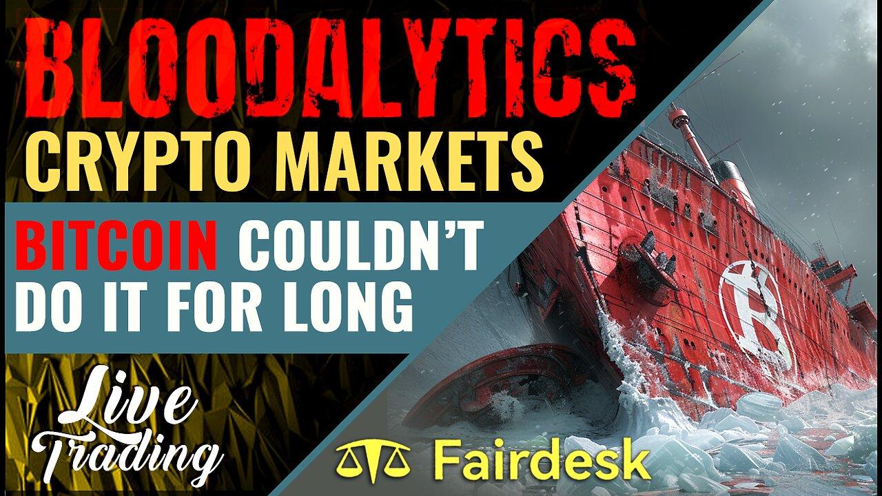 Bitcoin's Bullish Bluff? Price Plunges After Fakeout! Can $65k Hold? Live Analysis Bloodalytics! 🩸