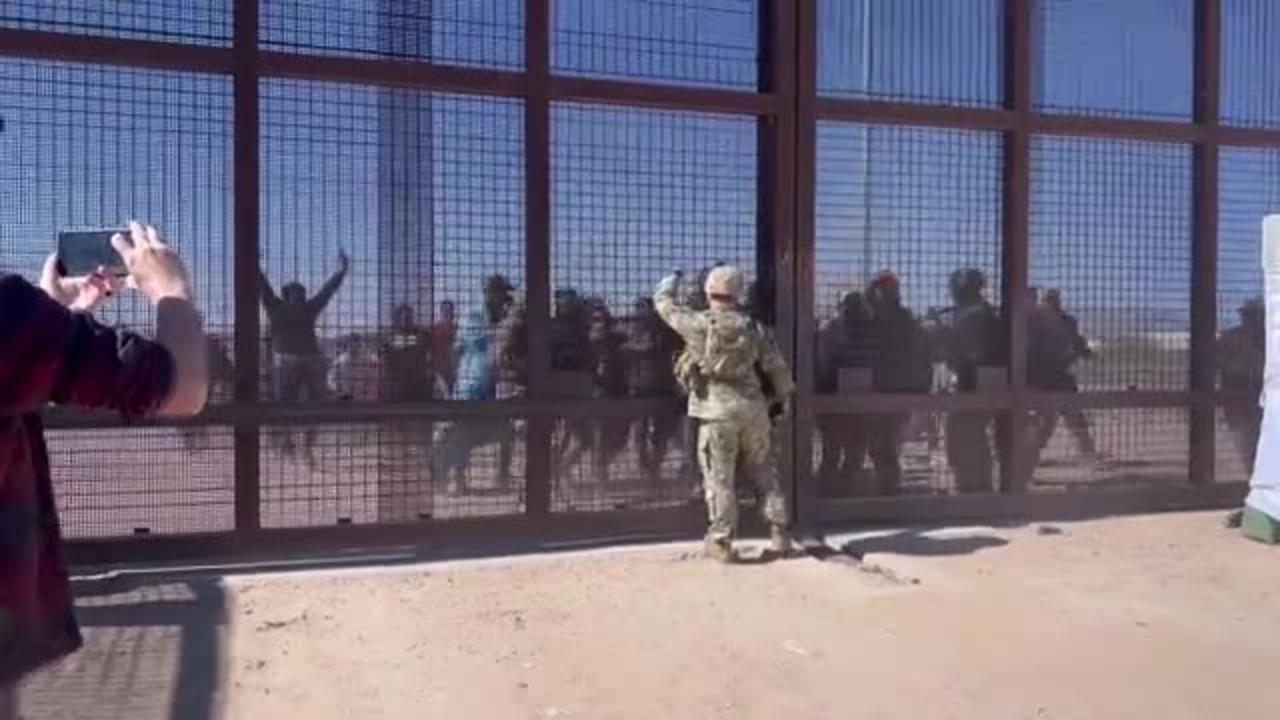 INVASION: Shocking scene at El Paso border checkpoint caught on video