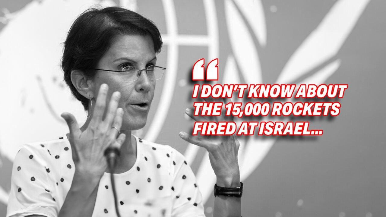 UN OFFICIAL UNAWARE OF 15,000 ROCKETS FIRED AT ISRAEL BY HEZBOLLAH AND HAMAS