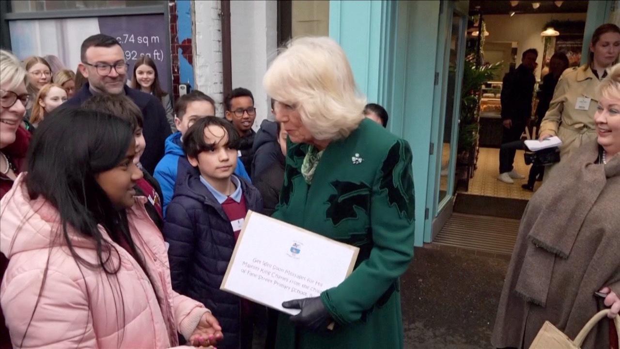Queen Camilla’s Northern Island Visit Excites Local Children
