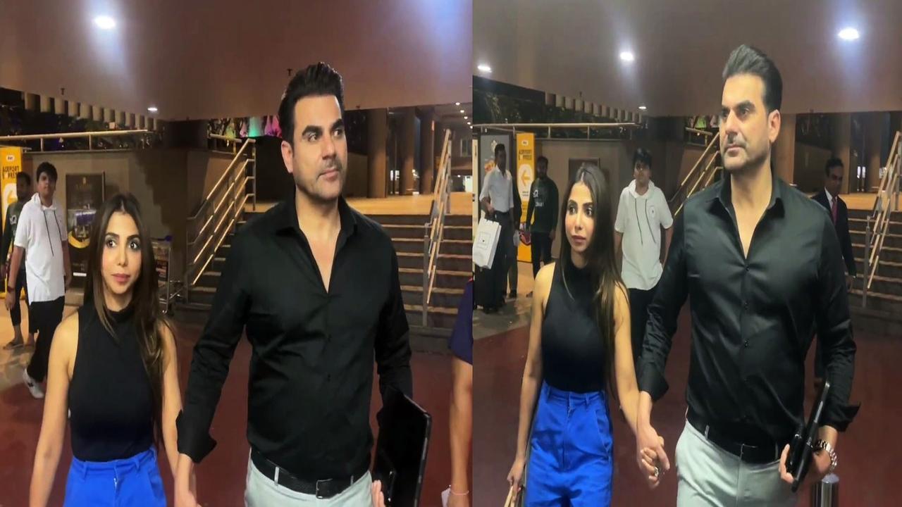 Arbaaz Khan and Sshura Khan return from their Romantic Holiday in Dubai!