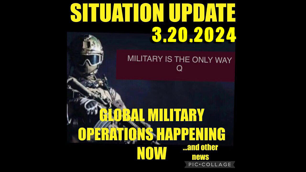 Situation Update 3.20.2024 ~ Trump Return - White Hat Intel ~ Juan O Savin. SGAnon Intel