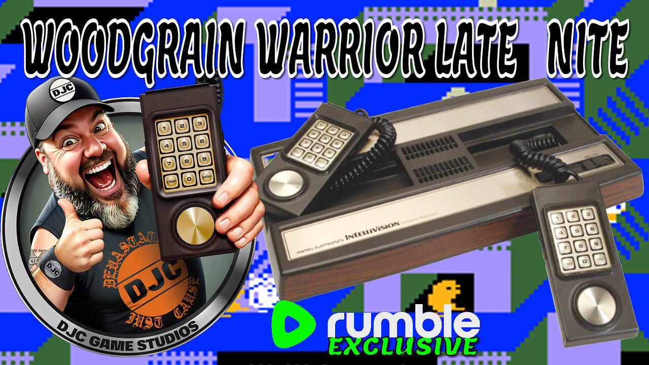 WoodGrain Warrior Late Nite - Live Retro Gaming with DJC - Rumble Exclusive