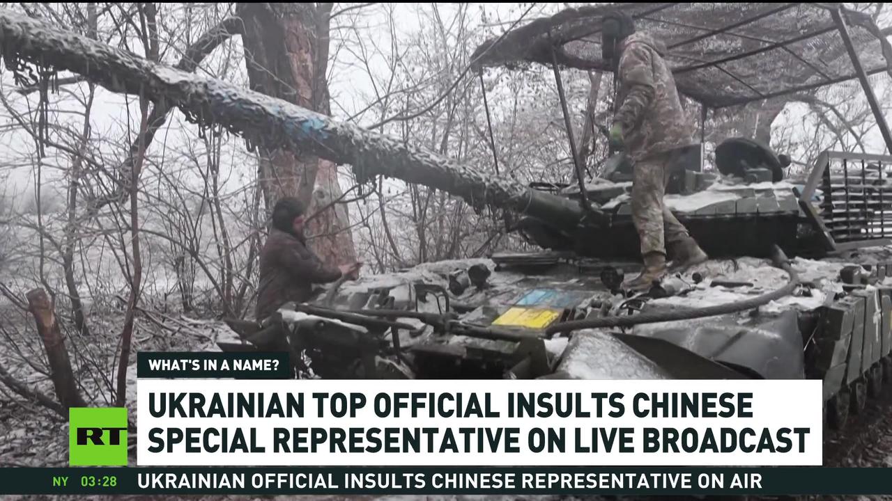 Top Ukrainian official insults senior Chinese diplomat live on TV