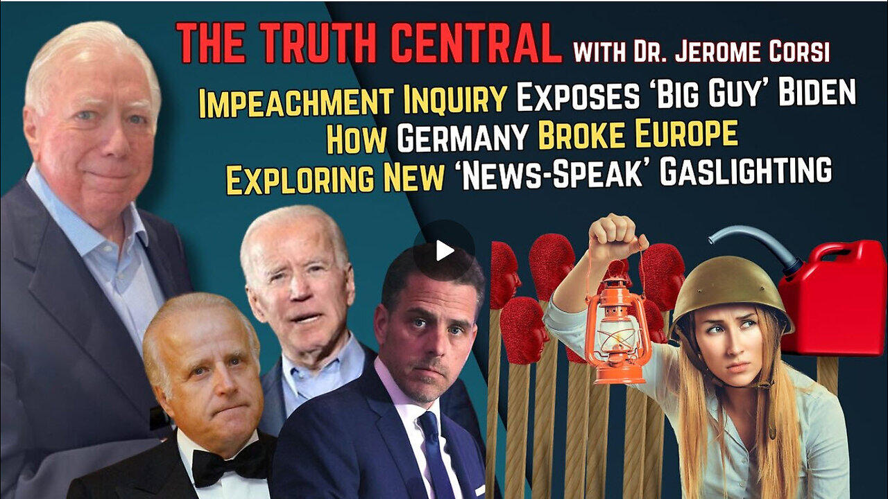 Impeachment Inquiry Exposed 'Big Guy' #Biden; A Primer on New 'News-Speak' Gaslighting