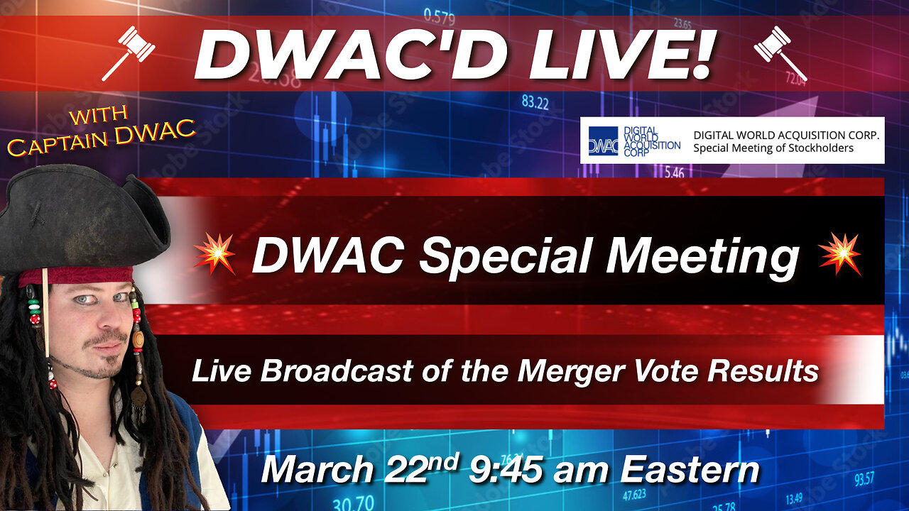 💥 DWAC Special Meeting 💥 Merger Vote Results Broadcast