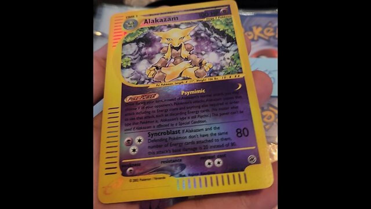 Alakazam 1/165 Pokemon reverse holo
