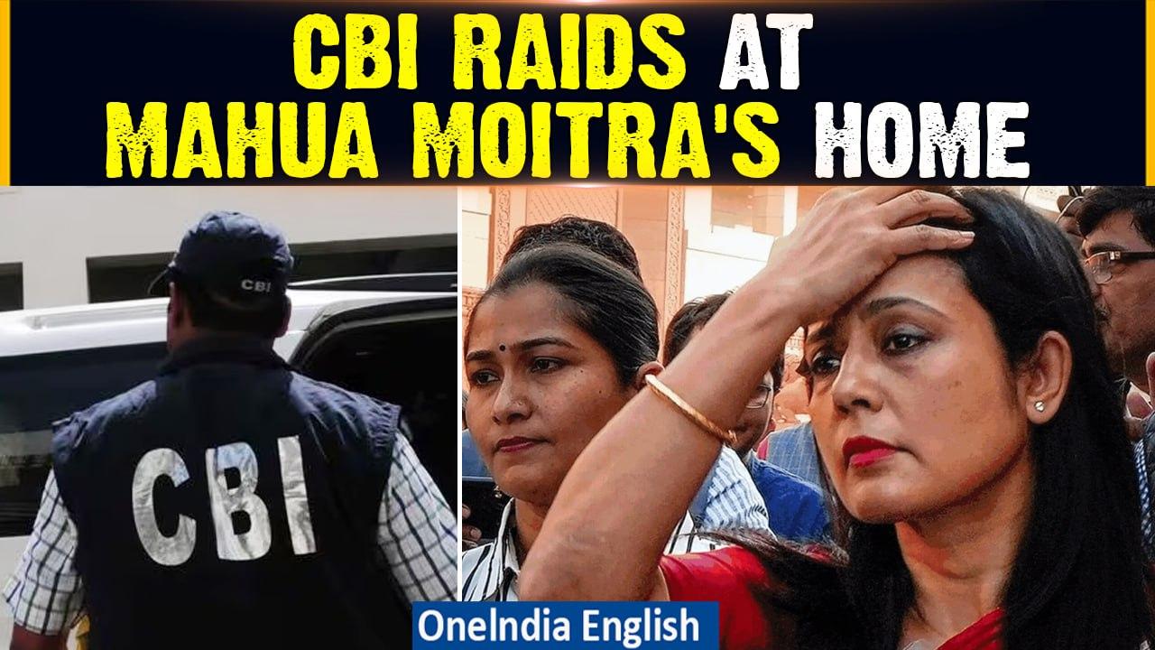 CBI Raids TMC Leader Mahua Moitra's Kolkata Home Amid Cash-For-Query Allegations| OneIndia News
