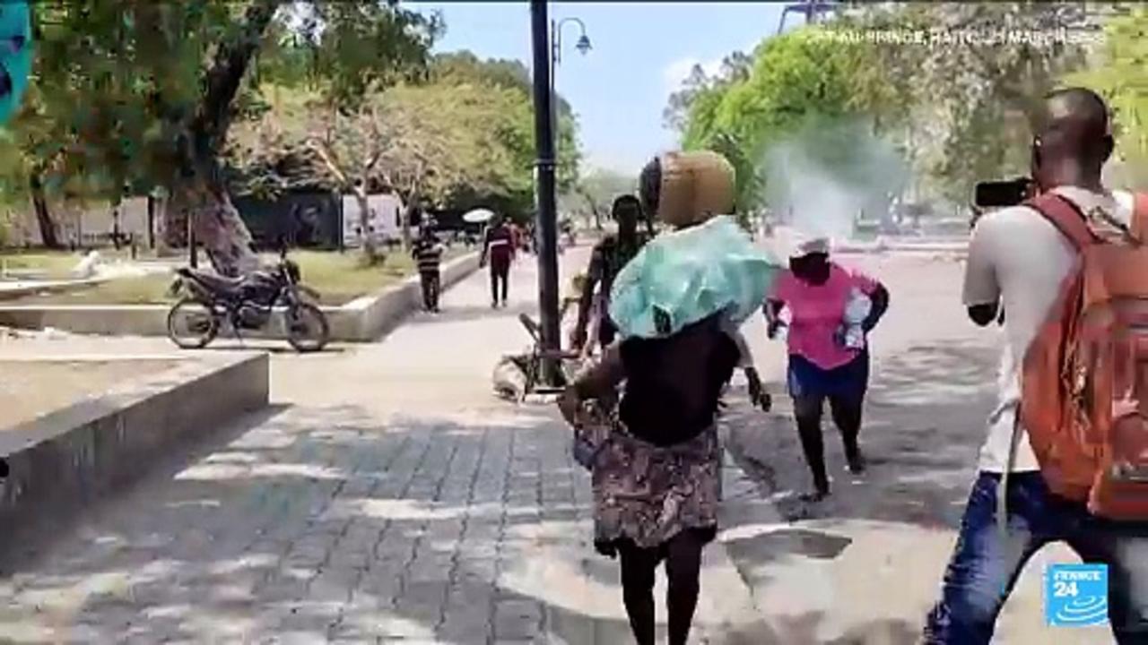 Gang violence drives tens of thousands from Haiti's capital