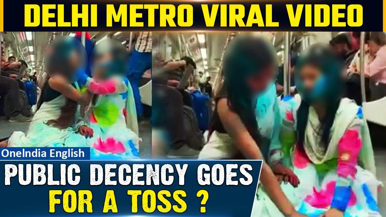 Viral Video of Holi celebration in Delhi Metro sparks online debate | Social Media Outrage| Oneindia