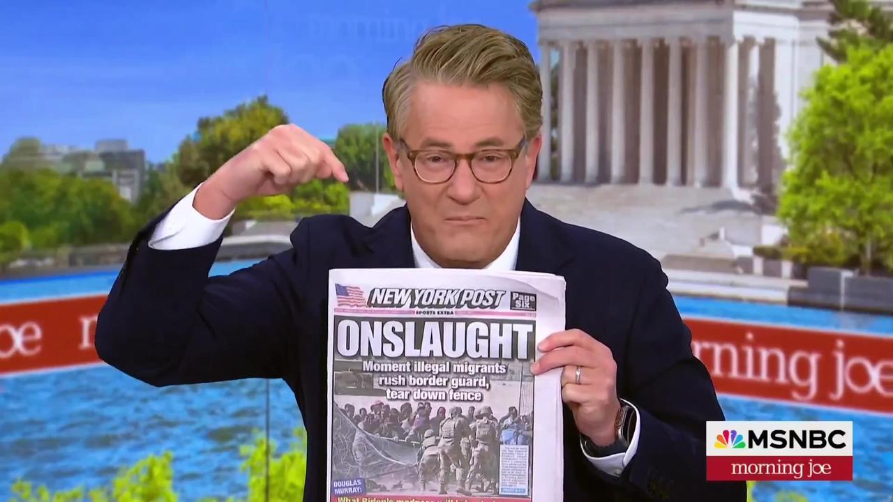 MSNBC's Joe Scarborough: There Is An ONSLAUGHT At The Border & Its All Trump's Fault