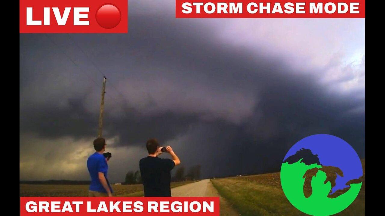 Live Storm Chase Mode in the Great Lakes Region