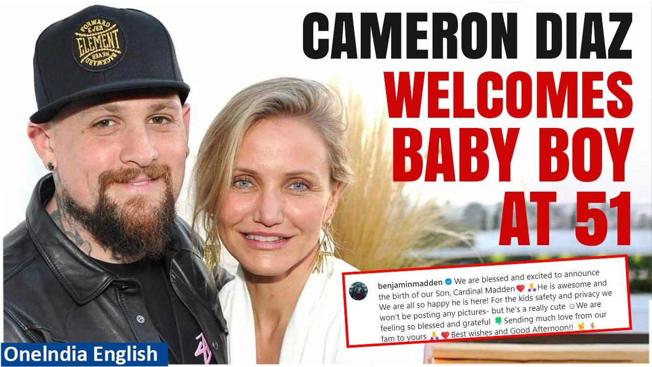 Hollywood Actress Cameron Diaz, Musician Benji Madden Welcome Baby Boy Named Cardinal |Oneindia News