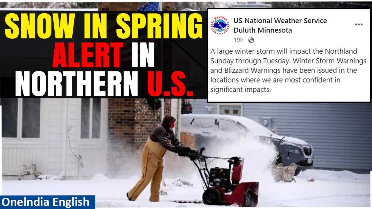 U.S. Snowstorm Alert: Minnesota, Illinois, Wisconsin Under Winter Weather Advisories | Oneindia News