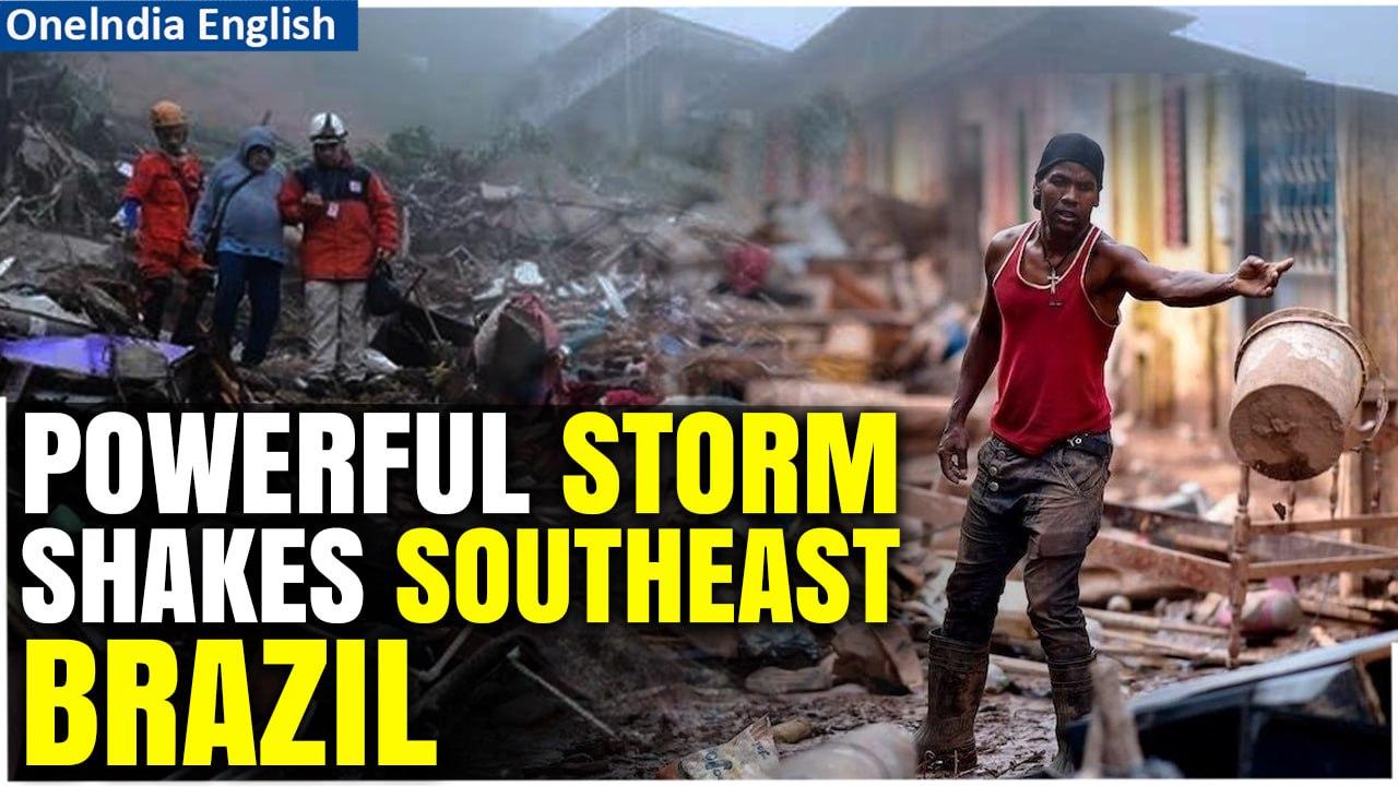 Storm Ravages Southeast Brazil, Almost 12 Lives Lost, Rescue Operations Underway | Oneindia News