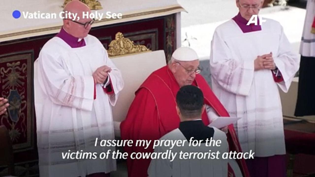 Pope Francis sends prayers to Moscow victims of 'cowardly' attack
