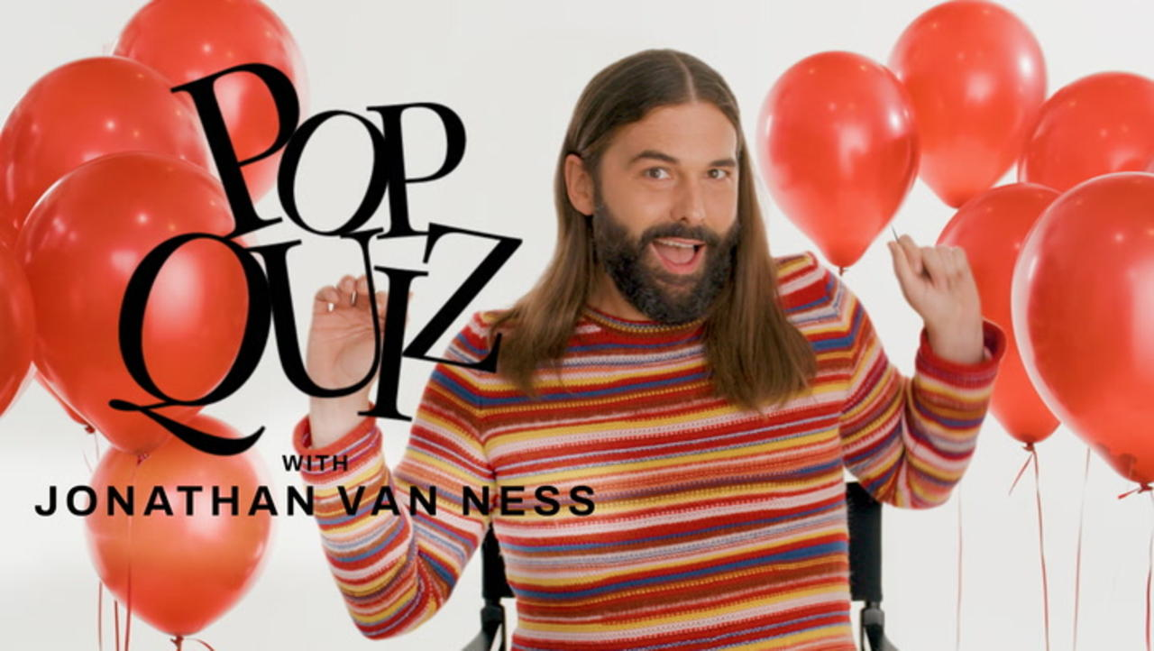 Jonathan Van Ness Plays Pop Quiz With Marie Claire
