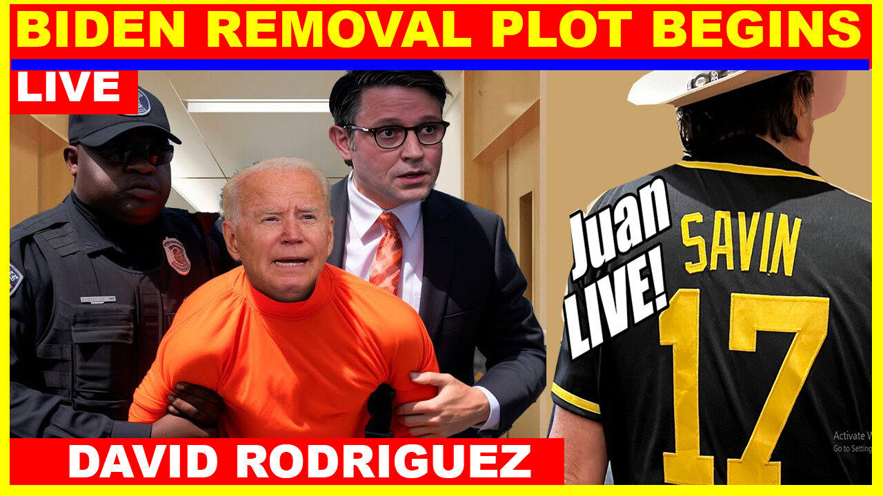 Juan O Savin & David Rodriguez, SG ANON BOMBSHELL 03.24 💥 BIDEN REMOVAL PLOT BEGINS