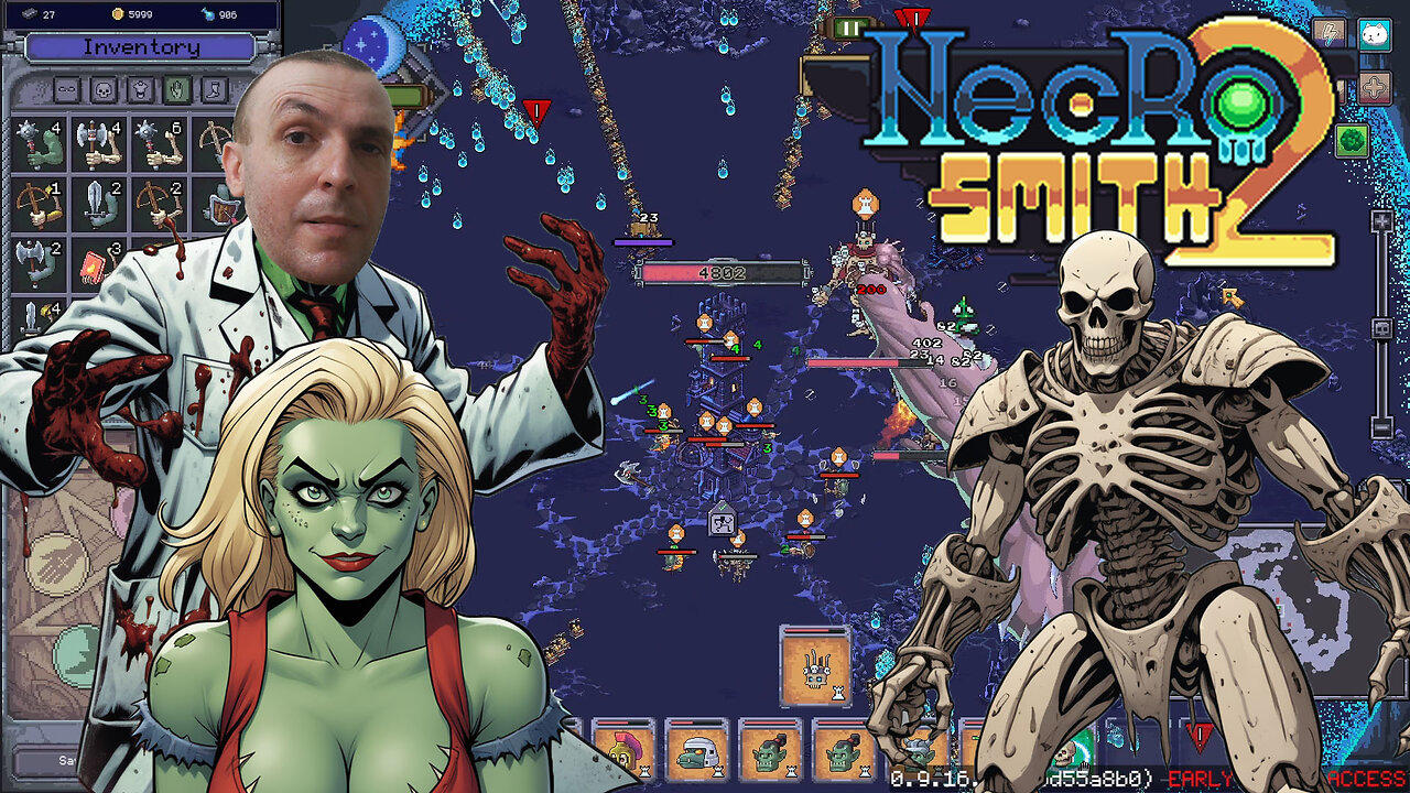 Everyone Will Fear My Creations! Playing Roguelite Strategy Game Necrosmith 2