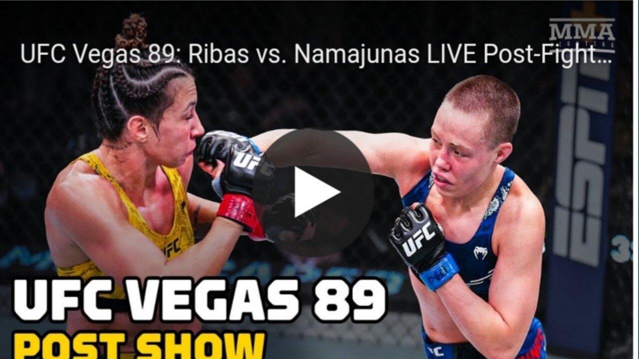 UFC Vegas 88 post-fight show: Reaction to Rose Namajunas’ win and first biting disqualification in U