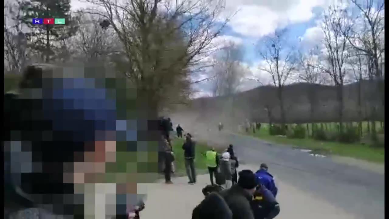 A moment of horror in Hungary