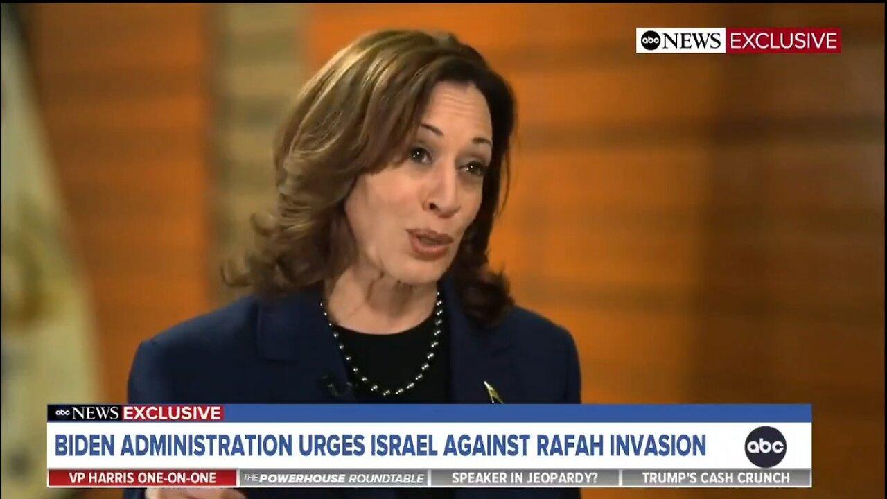 Kamala: There May Be Consequences If Israel Invades Rafah