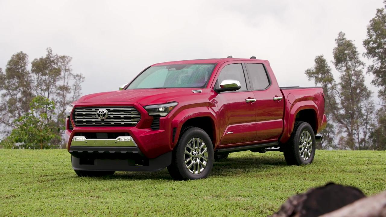2024 Toyota Tacoma Limited Exterior Design in Supersonic Red