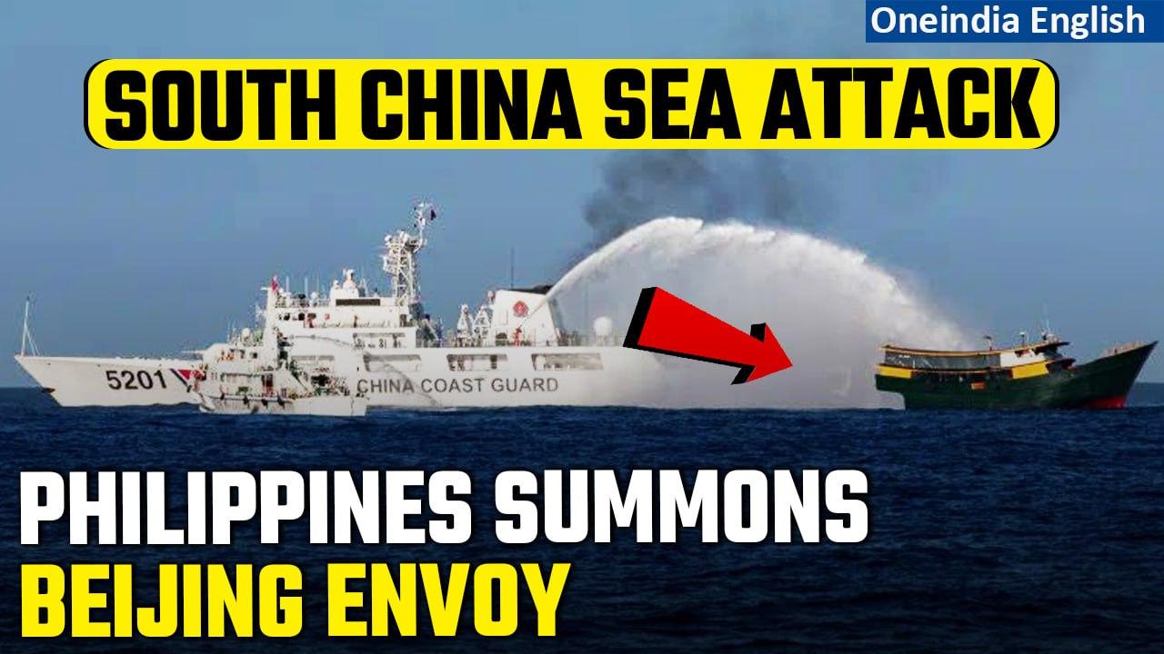 Philippines summons China envoy over standoff, dares Beijing to seek arbitration | Oneindia News