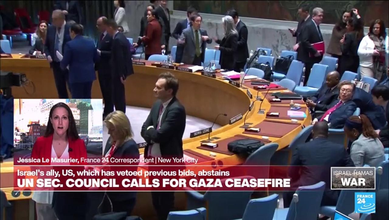 UN Security Council for first time passes resolution calling for ‘immediate’ Gaza ceasefire